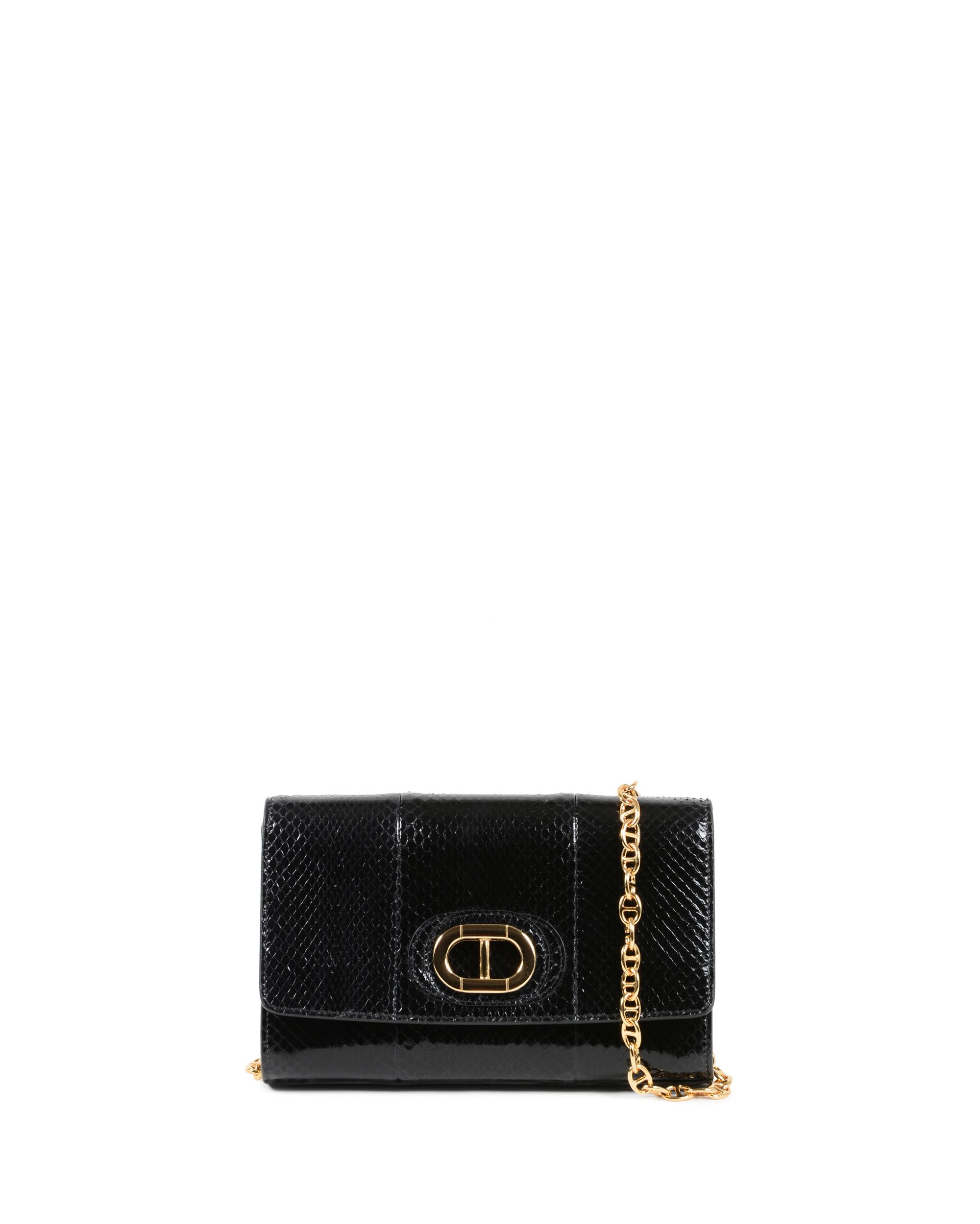 PB03 CLUTCH SMALL PITONE NERO